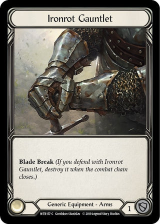 Ironrot Gauntlet (157) [WTR] - Flesh and Blood TCG Single