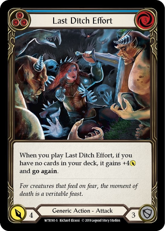 Last Ditch Effort (161) [WTR] - Flesh and Blood TCG Single