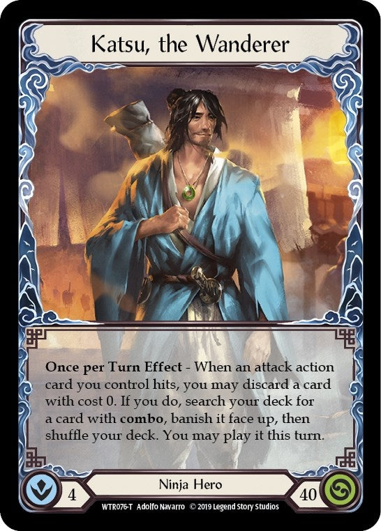 Katsu the Wanderer // Rhinar Reckless Rampage (0) [WTR] - Flesh and Blood TCG Single
