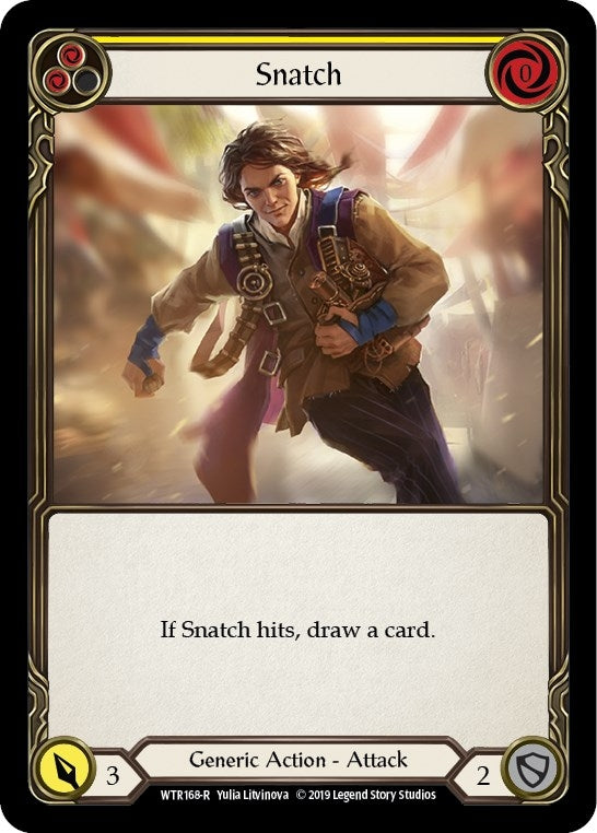 Snatch (Yellow) (168) [WTR] - Flesh and Blood TCG Single