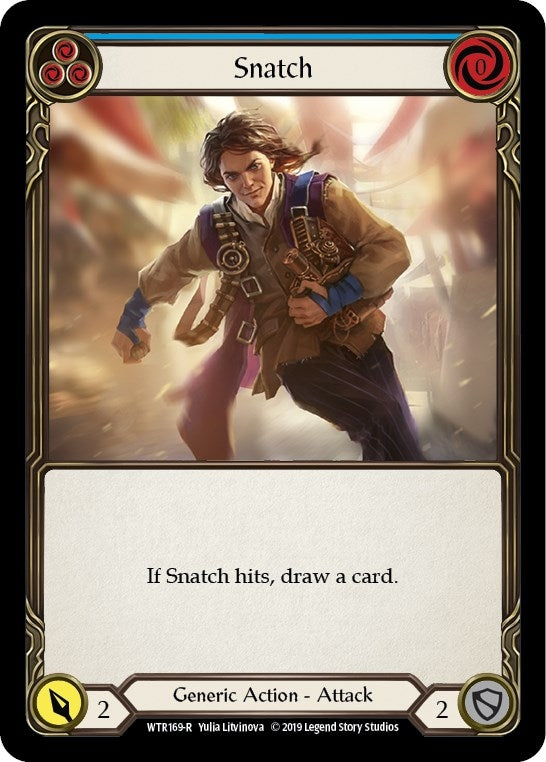 Snatch (Blue) (169) [WTR] - Flesh and Blood TCG Single