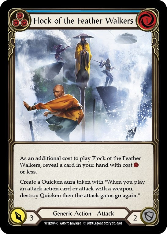 Flock of the Feather Walkers (Blue) (184) [WTR] - Flesh and Blood TCG Single