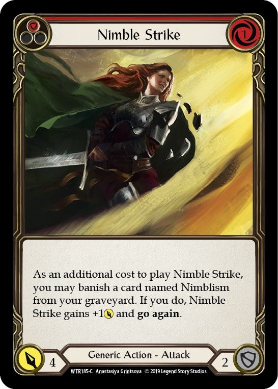 Nimble Strike (Red) (185) [WTR] - Flesh and Blood TCG Single