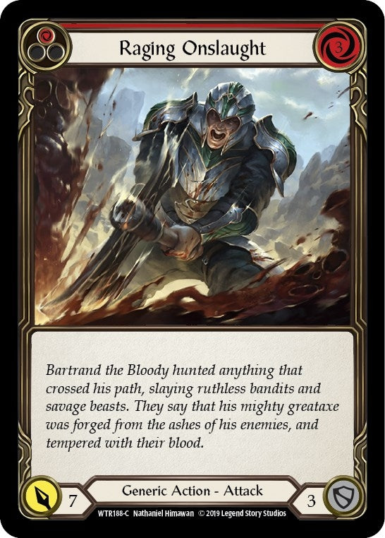 Raging Onslaught (Red) (188) [WTR] - Flesh and Blood TCG Single