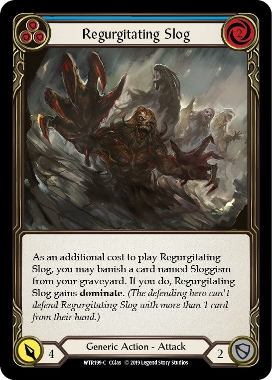 Regurgitating Slog (Blue) (199) [WTR] - Flesh and Blood TCG Single