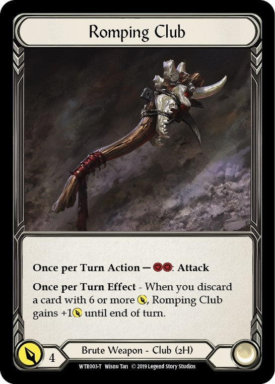 Romping Club // Seismic Surge (0) [WTR] - Flesh and Blood TCG Single