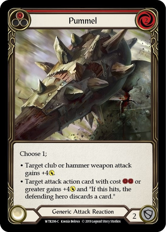 Pummel (Red) (206) [WTR] - Flesh and Blood TCG Single