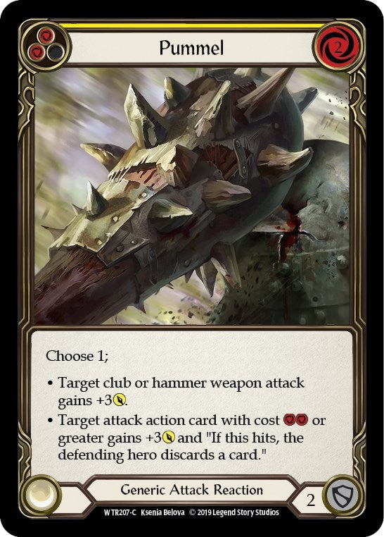 Pummel (Yellow) (207) [WTR] - Flesh and Blood TCG Single