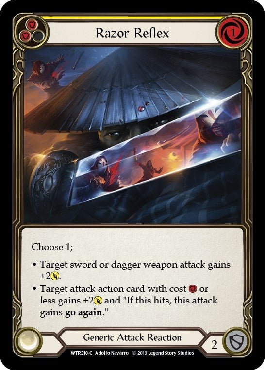 Razor Reflex (Yellow) (210) [WTR] - Flesh and Blood TCG Single