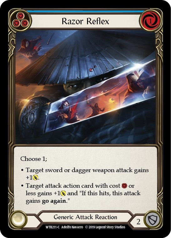 Razor Reflex (Blue) (211) [WTR] - Flesh and Blood TCG Single
