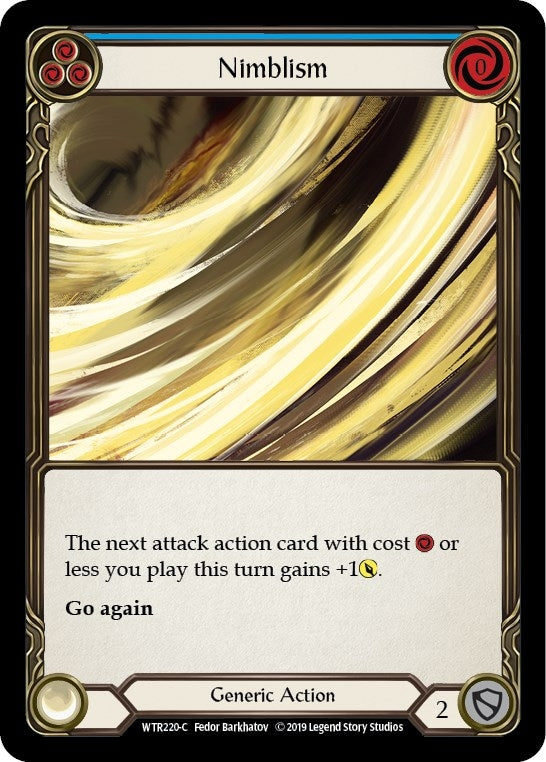 Nimblism (Blue) (220) [WTR] - Flesh and Blood TCG Single