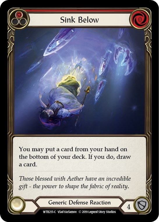 Sink Below (Red) (215) [WTR] - Flesh and Blood TCG Single