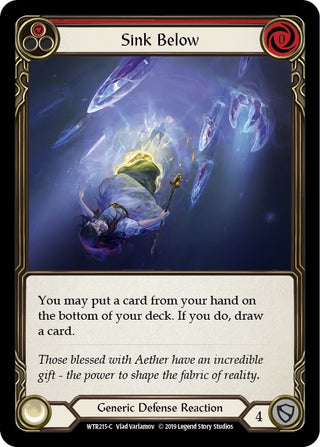 Sink Below (Red) (215) [WTR] - Flesh and Blood TCG Single