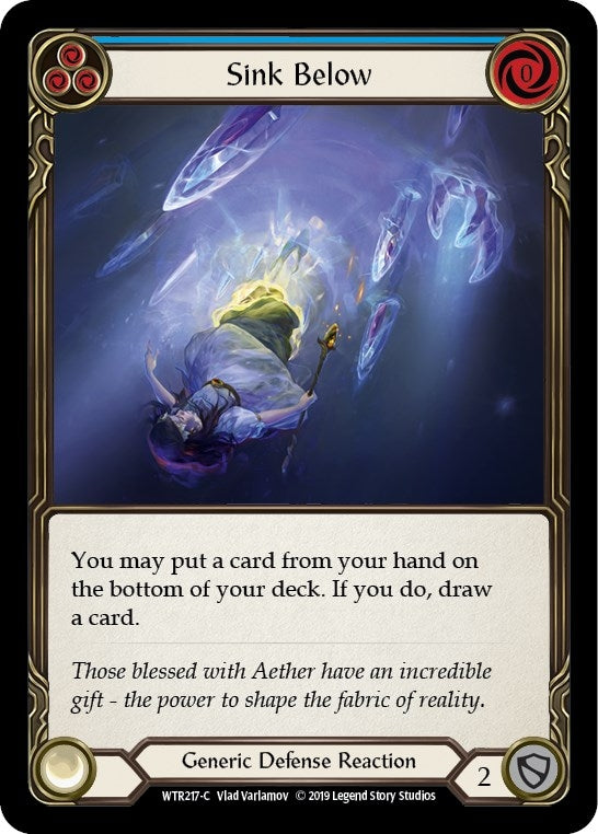 Sink Below (Blue) (217) [WTR] - Flesh and Blood TCG Single