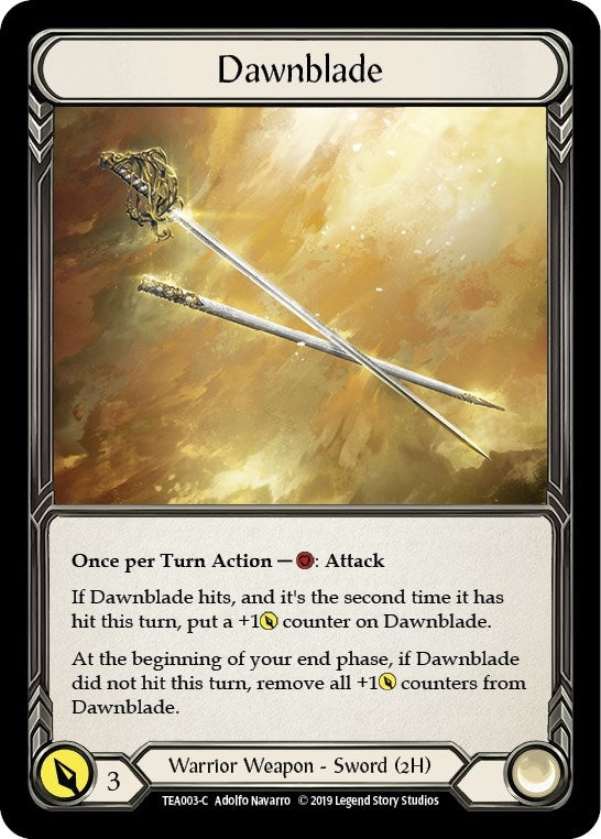 Dawnblade (3) [TEA] - Flesh and Blood TCG Single