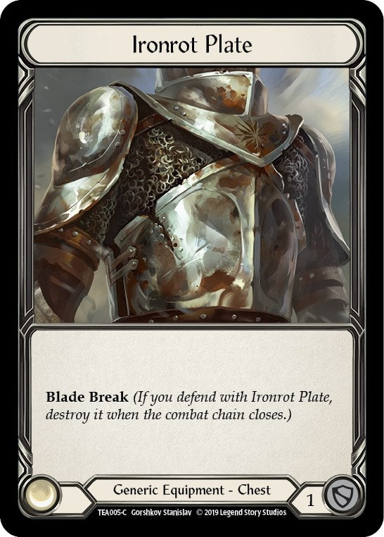 Ironrot Plate (5) [TEA] - Flesh and Blood TCG Single