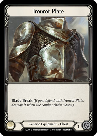 Ironrot Plate (5) [TEA] - Flesh and Blood TCG Single