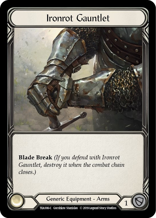 Ironrot Gauntlet (6) [TEA] - Flesh and Blood TCG Single