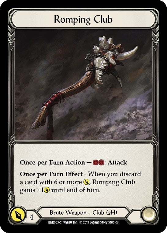 Romping Club (3) [RNR] - Flesh and Blood TCG Single