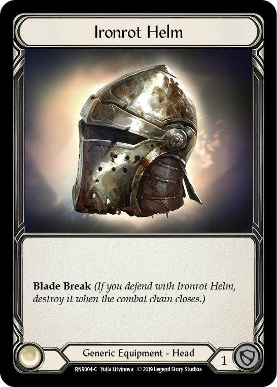 Ironrot Helm (4) [RNR] - Flesh and Blood TCG Single