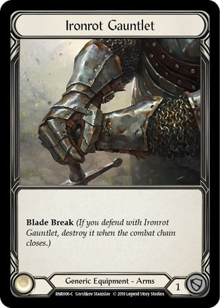 Ironrot Gauntlet (6) [RNR] - Flesh and Blood TCG Single
