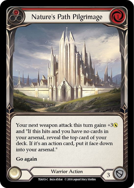 Nature’s Path Pilgrimage (Red) (13) [TEA] - Flesh and Blood TCG Single