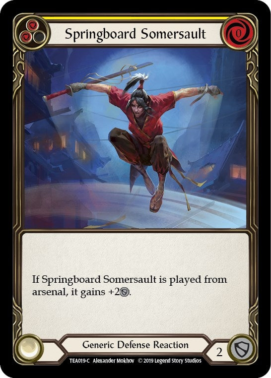 Springboard Somersault (19) [TEA] - Flesh and Blood TCG Single