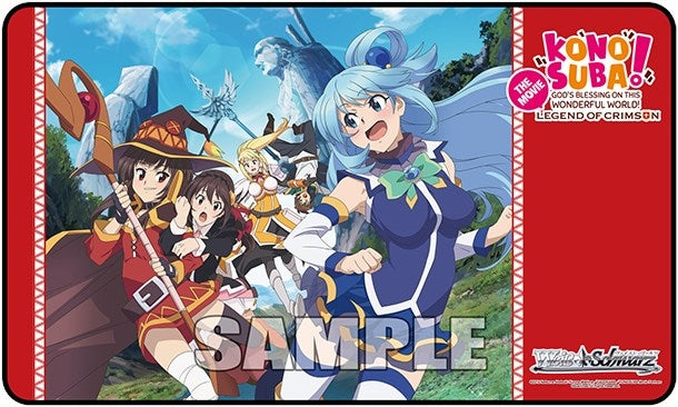 Weiss Schwarz Preorder Stitched Playmat - KonoSuba The Movie: Legend of Crimson - Playmats Sealed
