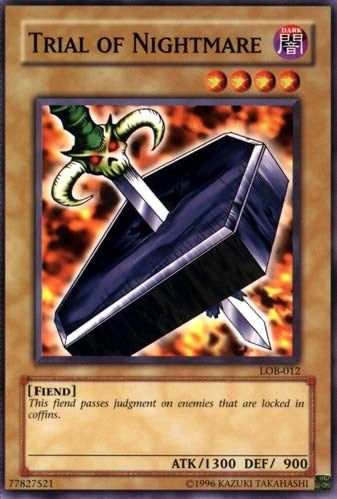 Trial of Nightmare (12) (LOB) - YuGiOh Single