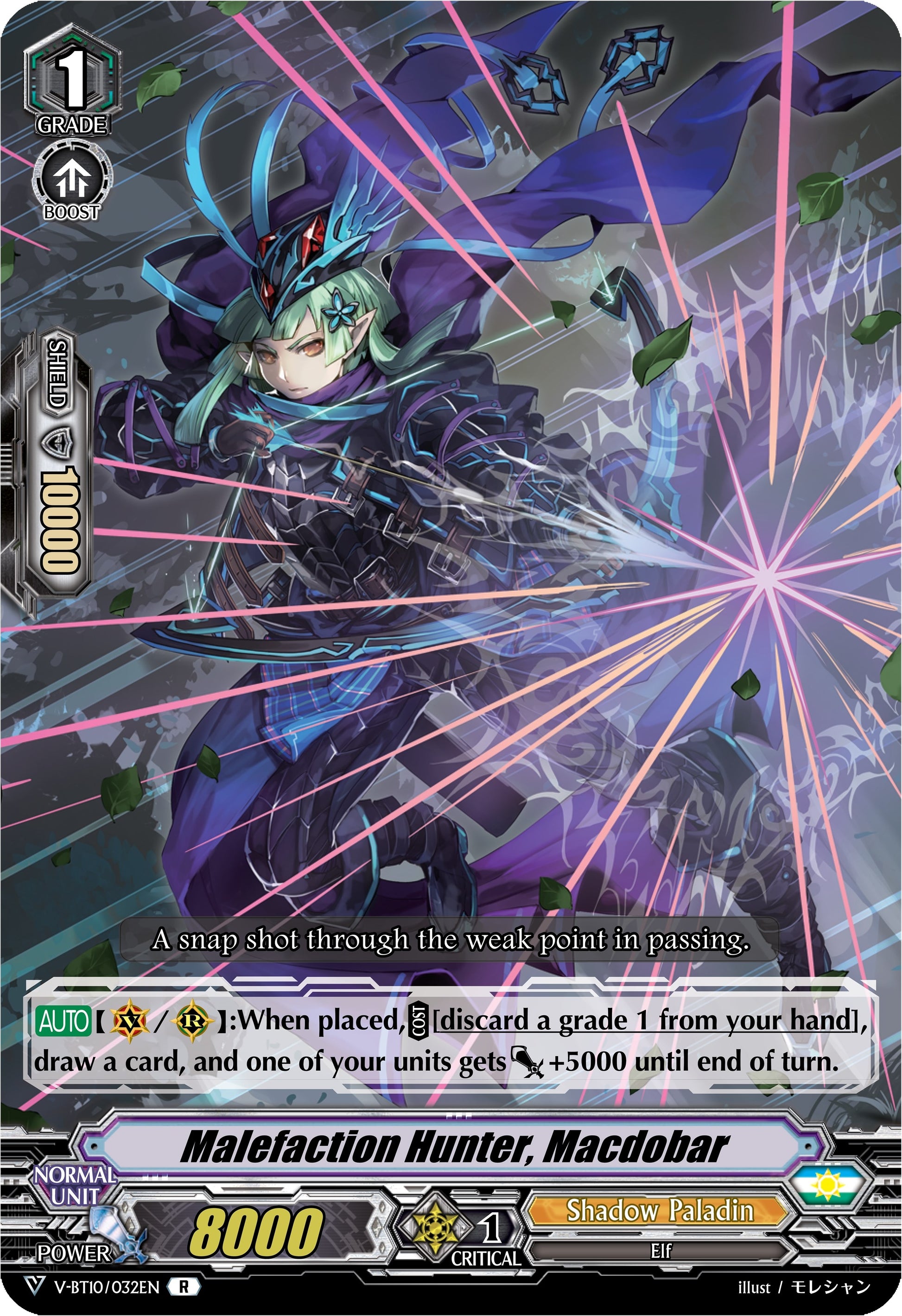 Malefaction Hunter Macdobar (10032) [V-BT10] - Cardfight Vanguard Single