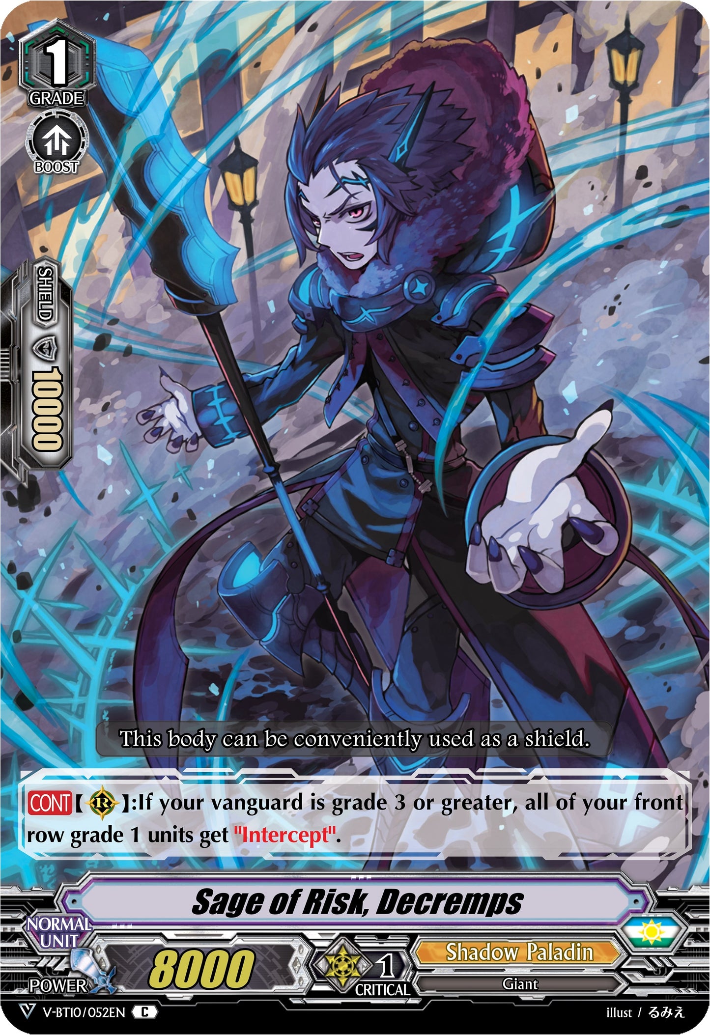 Sage of Risk Decremps (10052) [V-BT10] - Cardfight Vanguard Single