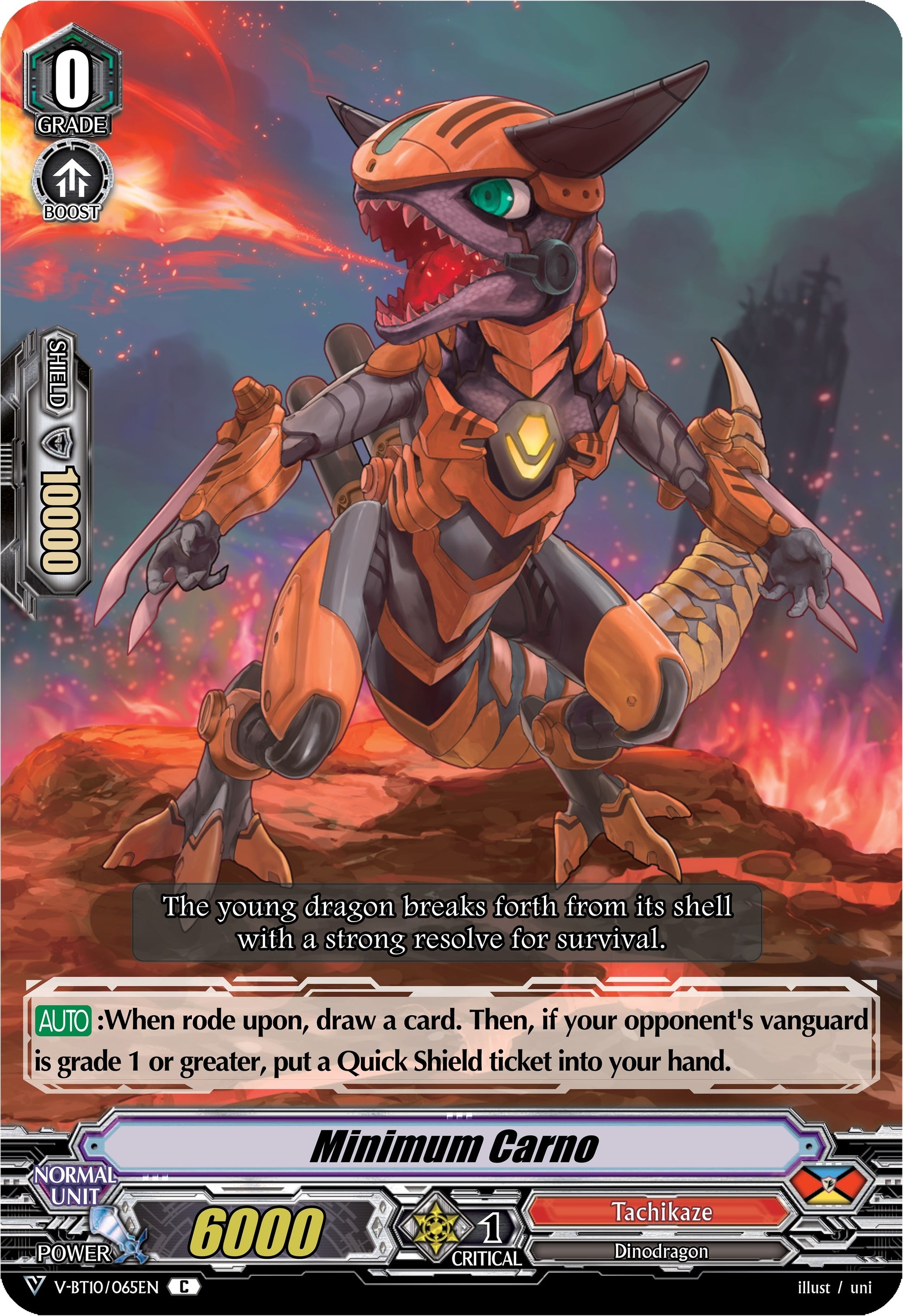 Minimum Carno (10065) [V-BT10] - Cardfight Vanguard Single