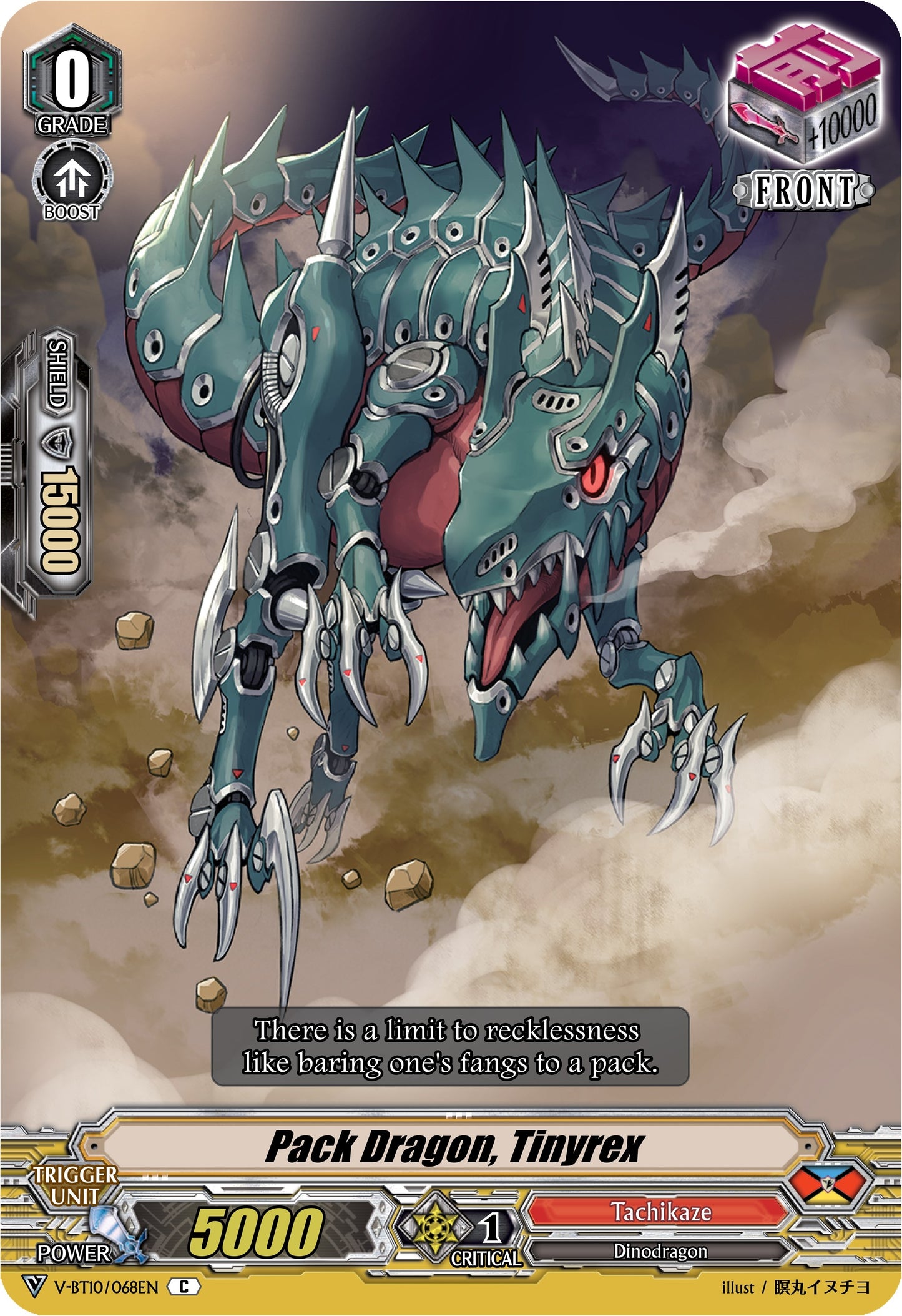 Pack Dragon Tinyrex (10068) [V-BT10] - Cardfight Vanguard Single