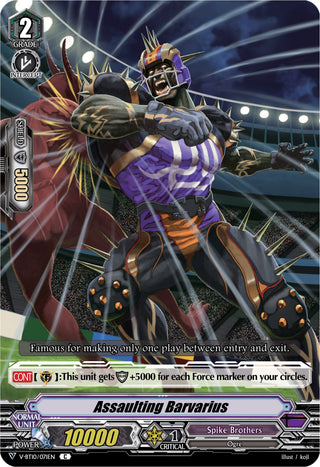 Assaulting Barvarius (10071) [V-BT10] - Cardfight Vanguard Single