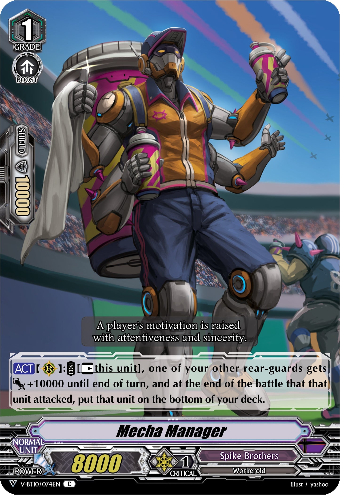 Mecha Manager (10074) [V-BT10] - Cardfight Vanguard Single