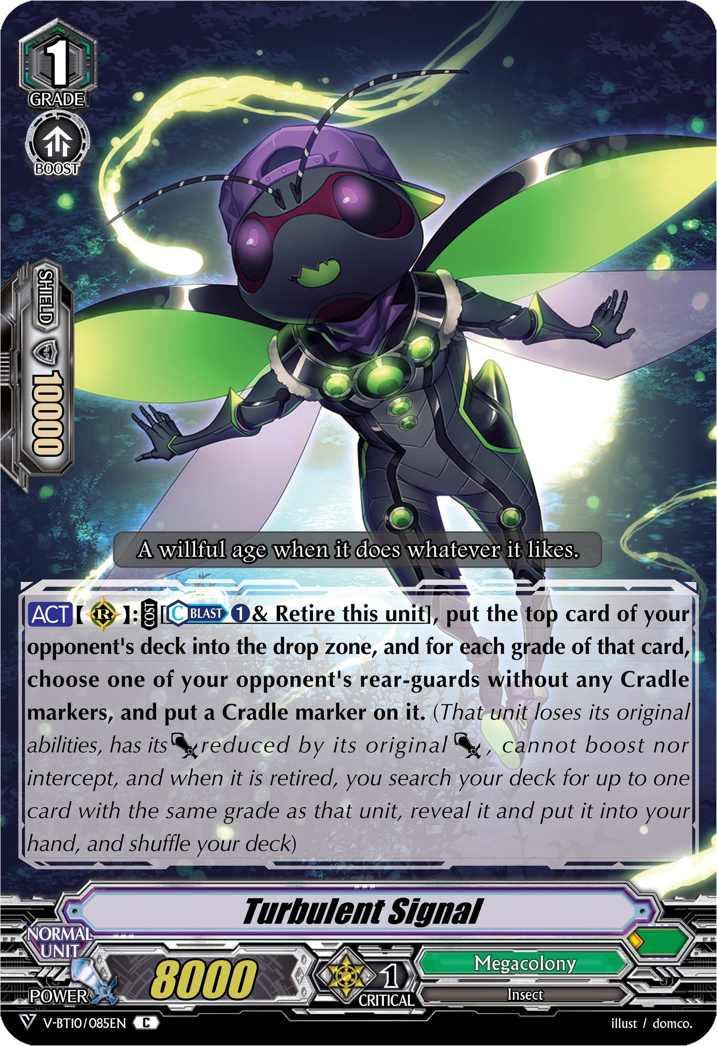 Turbulent Signal (10085) [V-BT10] - Cardfight Vanguard Single