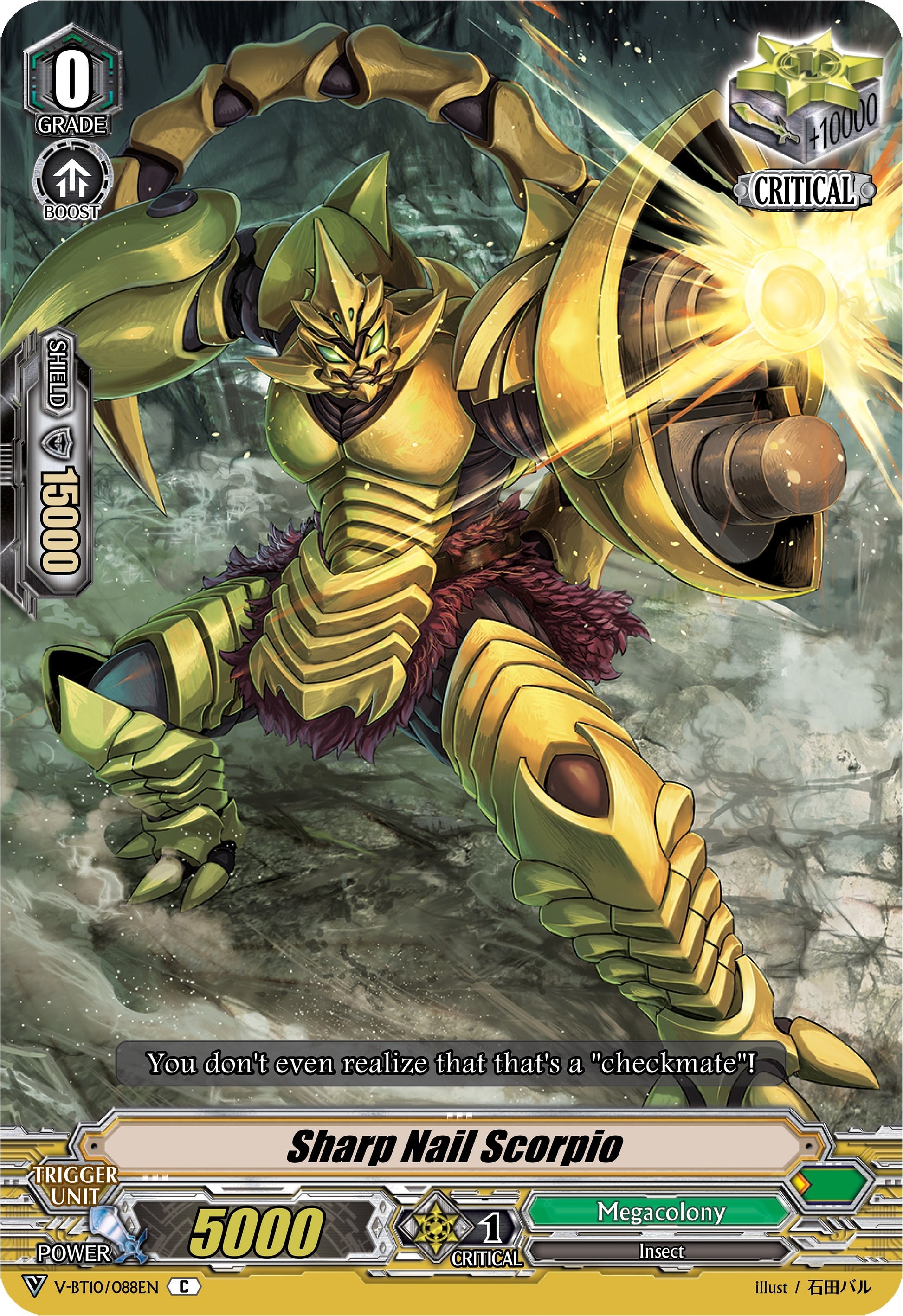 Sharp Nail Scorpio (10088) [V-BT10] - Cardfight Vanguard Single