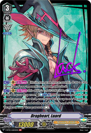 Dragheart Luard (ASR) (1002) [V-BT10] - Cardfight Vanguard Single