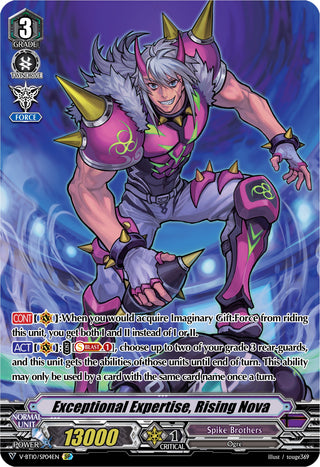 Exceptional Expertise Rising Nova (SP) (1004) [V-BT10] - Cardfight Vanguard Single