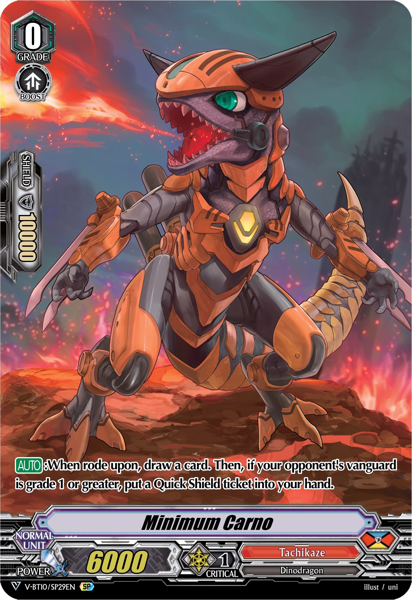 Minimum Carno (SP) (1029) [V-BT10] - Cardfight Vanguard Single