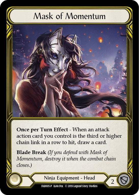 Mask of Momentum (Golden) (5) [PR] - Flesh and Blood TCG Single
