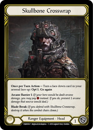 Skullbone Crosswrap (Golden) (9) [PR] - Flesh and Blood TCG Single