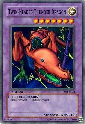 Twin-Headed Thunder Dragon (120) (MRD) - YuGiOh Single