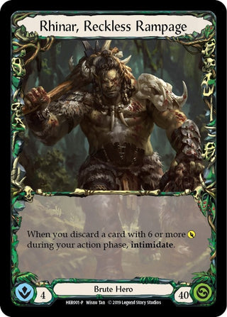 Rhinar Reckless Rampage (1) [PR] - Flesh and Blood TCG Single