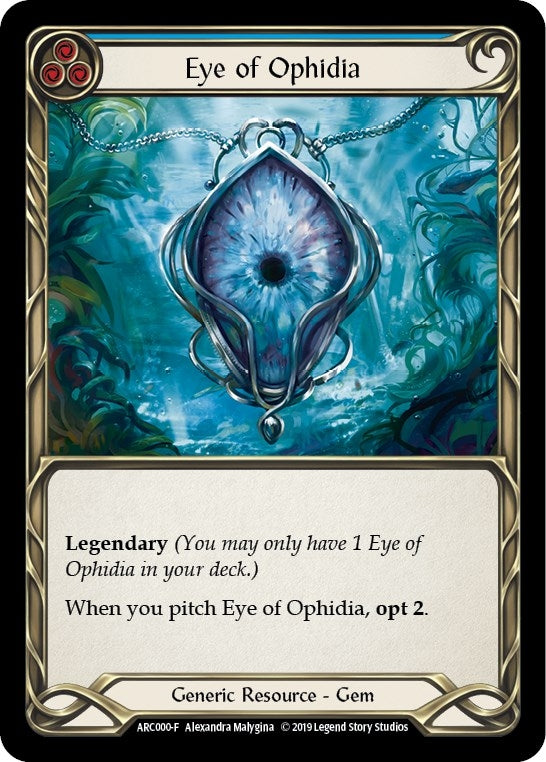Eye of Ophidia (0) [ARC] - Flesh and Blood TCG Single