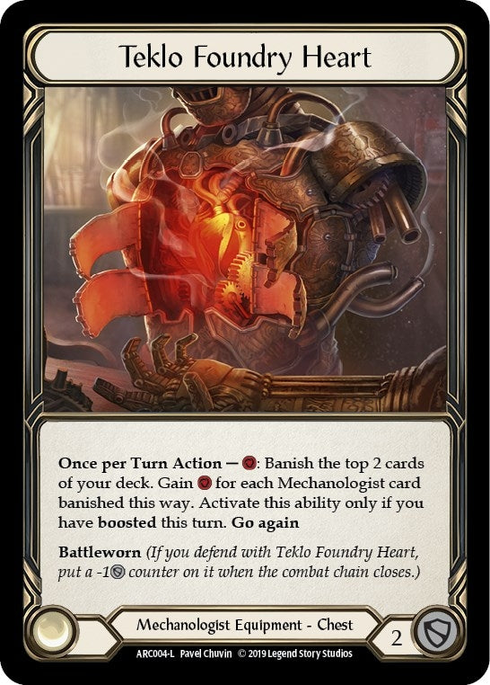 Image for Teklo Foundry Heart (ARC004) - Flesh and Blood TCG