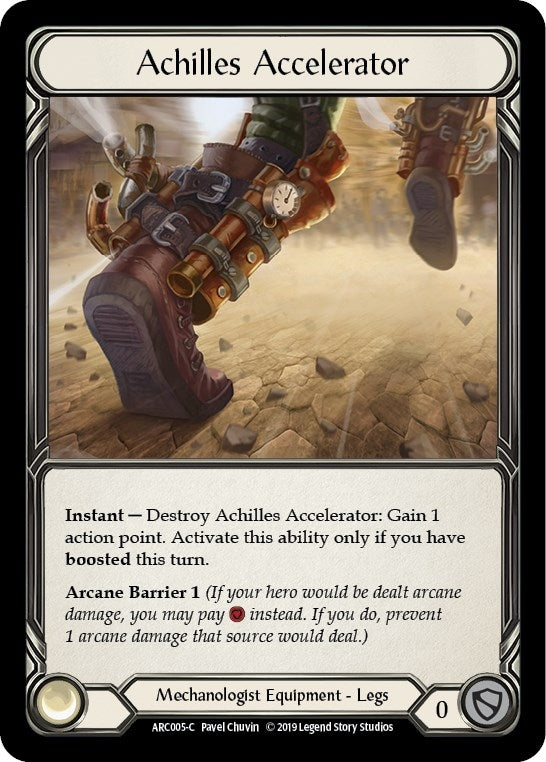 Achilles Accelerator (5) [ARC] - Flesh and Blood TCG Single
