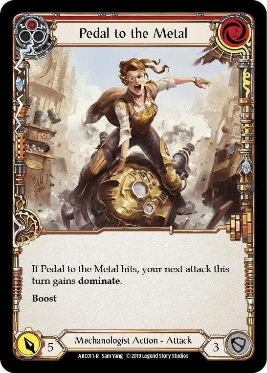 Pedal to the Metal (Red) (11) [ARC] - Flesh and Blood TCG Single