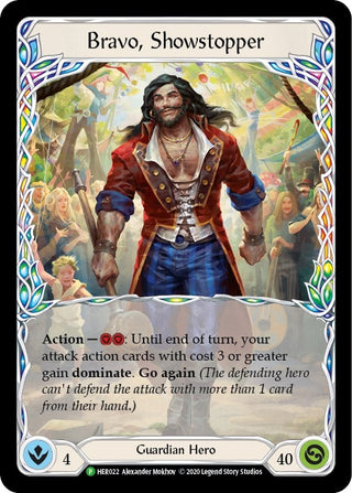 Bravo Showstopper (Rainbow) (22) [PR] - Flesh and Blood TCG Single