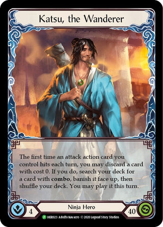 Katsu the Wanderer (Rainbow) (23) [PR] - Flesh and Blood TCG Single